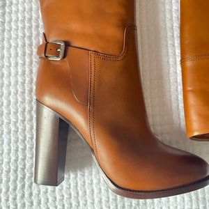 Ralph Lauren calf leather boots. Never been worn.